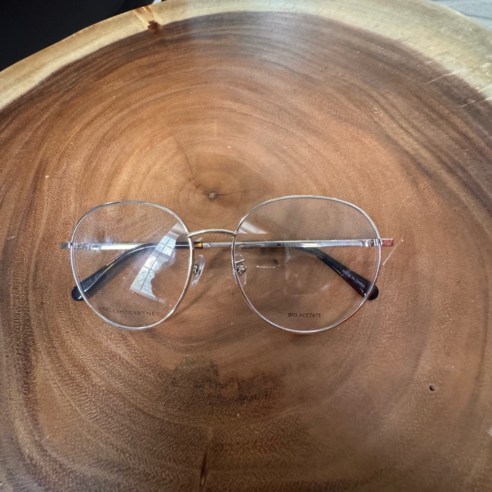 Stella McCartney Silver Round Glasses